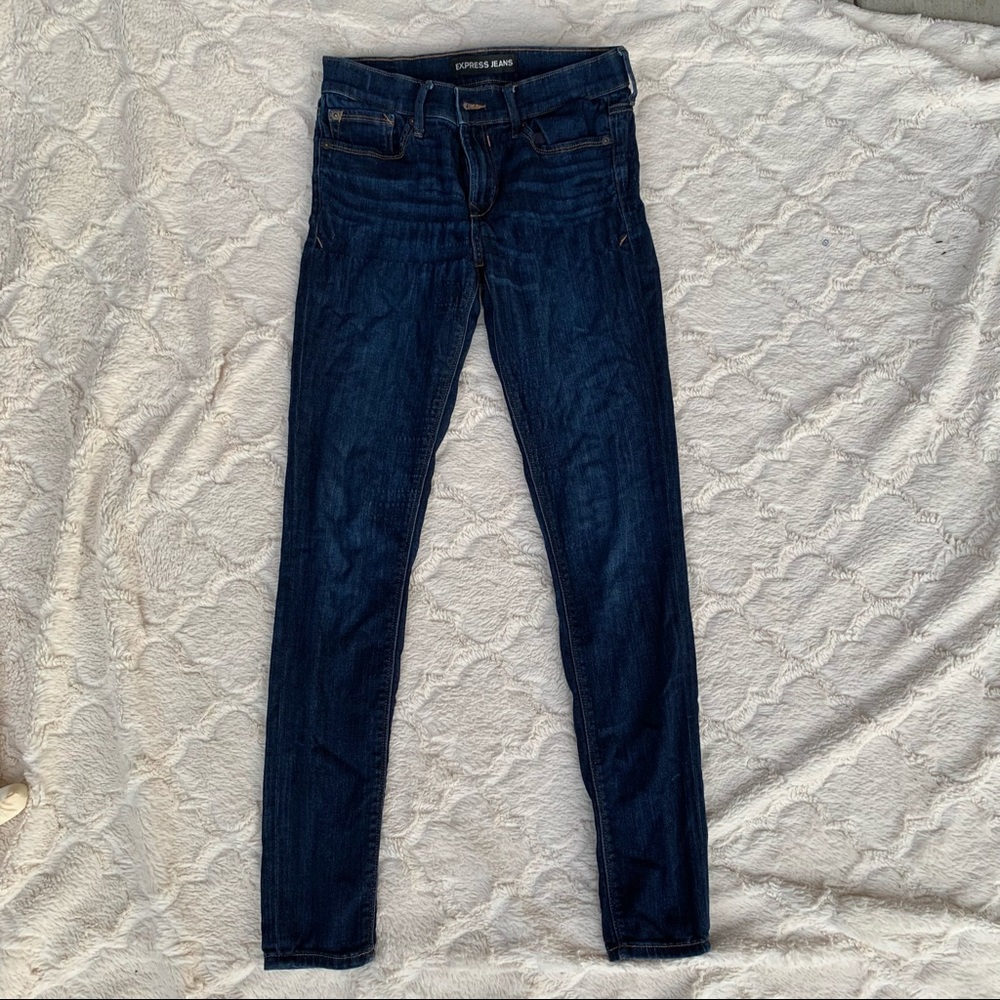 EXPRESS Legging midrise jeans SZ 6 Long